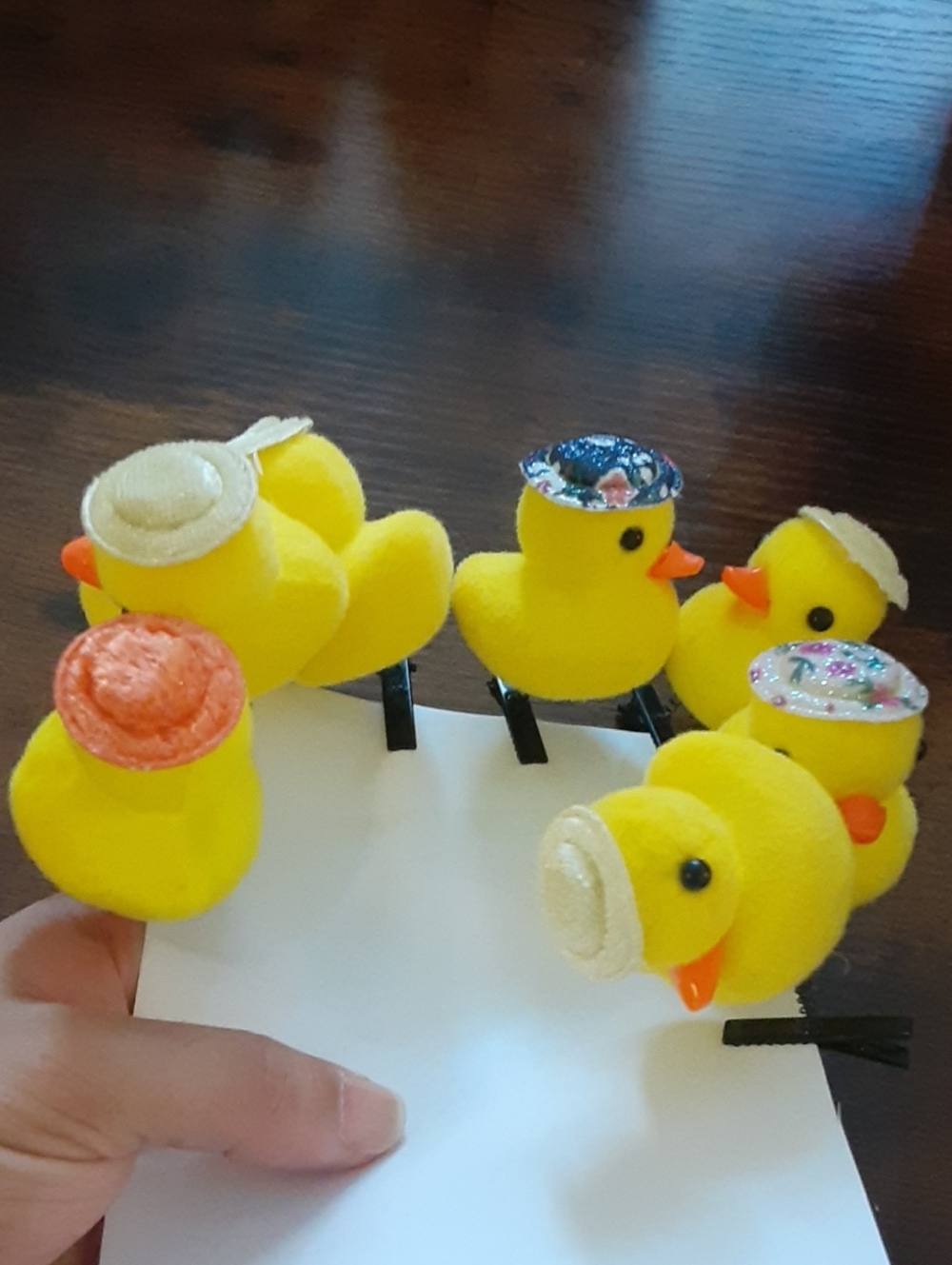 Cute Duck Foam Clip Accessories